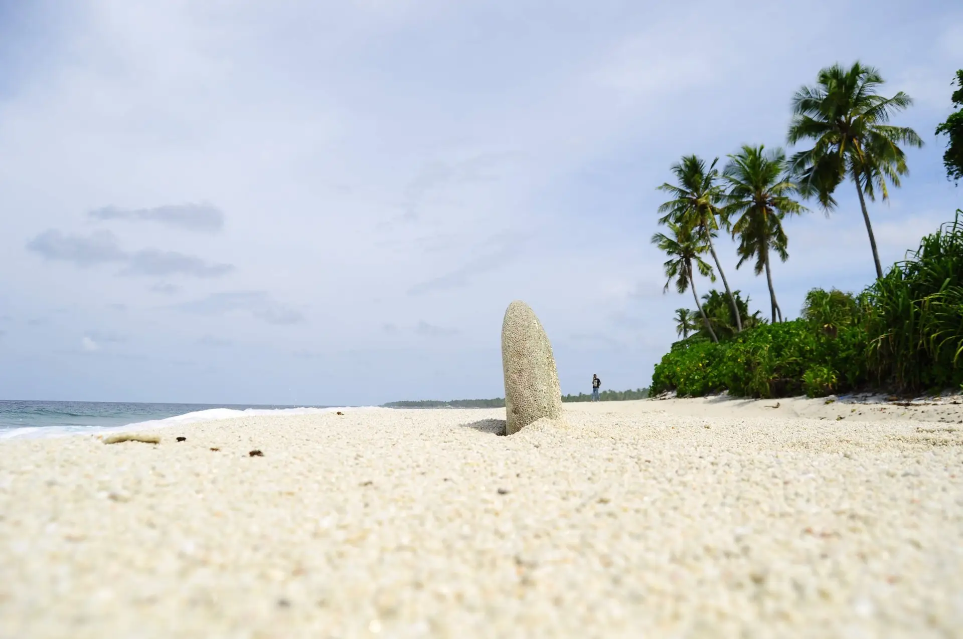 Nilaveli Beach with white sand and turquoise sea
