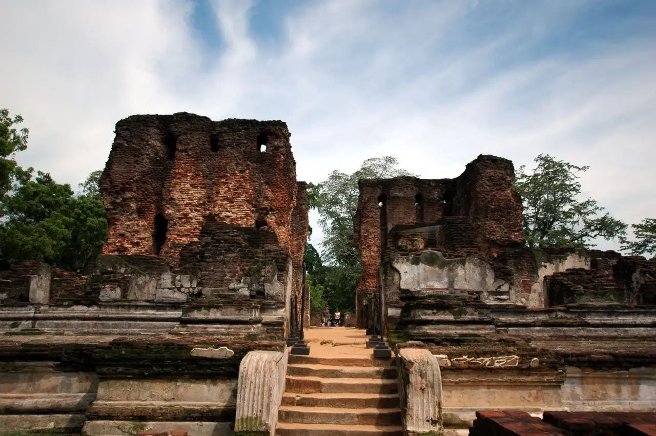Royal Palace ruins in Polonnaruwa Sri Lanka