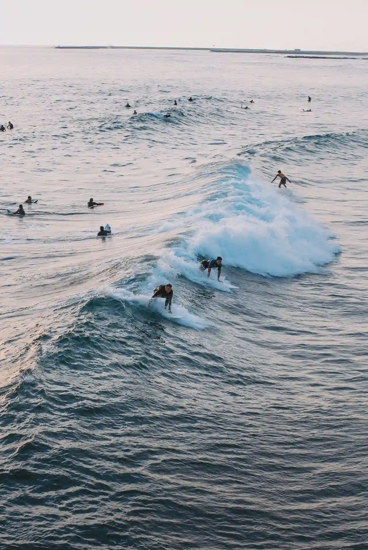 Sunset surfing at Hiriketiya Beach Sri Lanka